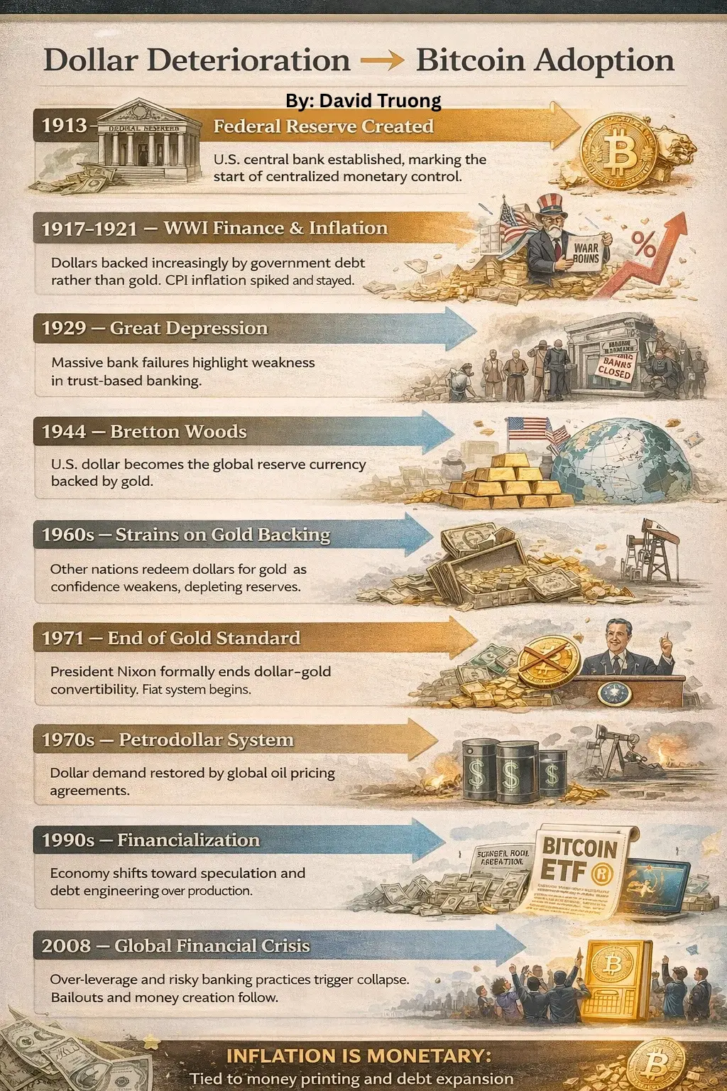 Dollar Deterioration → Bitcoin Adoption